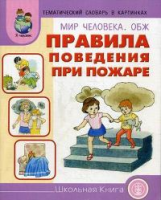 Тем. словарь в картинках. Мир человека. Правила поведения при пожаре. ДМ.