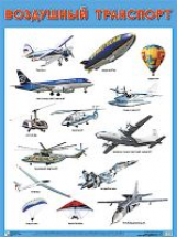 Плакат. Воздушный транспорт. (50х70)