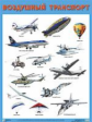 Плакат. Воздушный транспорт. (50х70)