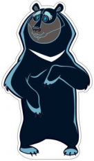 Плакат вырубной МИНИ. Медведь Балу (из мультфильма Маугли). ФМ2-12623.