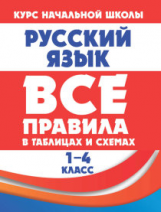 Русский язык. Все правила в таблицах и схемах. 1-4 кл. /Жуковкина.